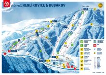 mapa areálu Herlíkovice - Bubákov