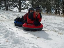 jízda na duších - snowtubing